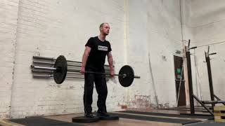 Deficit Clean Deadlift demonstration