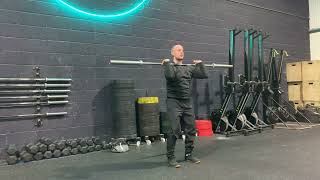 Tempo split jerk demonstration