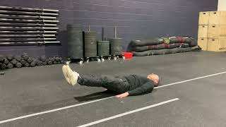 Leg lifts + iso hold demonstration