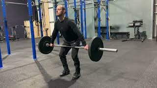 Snatch dead pull demonstration