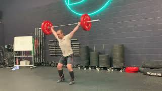 Hip power snatch demonstration