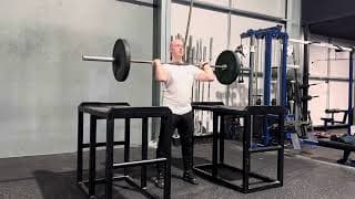 Split jerk behind neck + split jerk demonstration