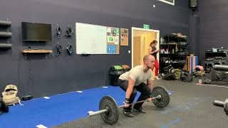 2 pause clean (below knee + top thigh) demonstration