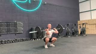 Pause Clean 1st Pull + Pause Clean demonstration