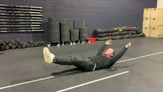 Hollow lifts + iso hold demonstration