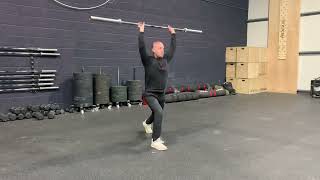 Power jerk + split jerk demonstration