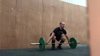 Tempo snatch pull + tempo snatch demonstration