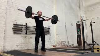 Tempo Snatch + Overhead Squat demonstration
