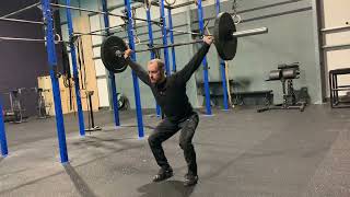 2 pause overhead squat demonstration
