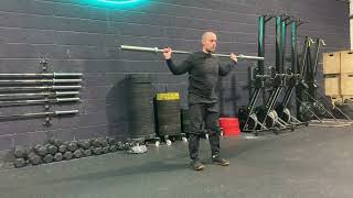 Snatch sotts press + snatch push press demonstration