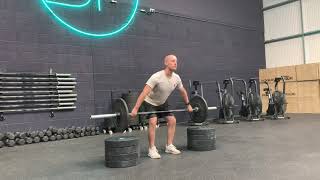 Block Snatch Pull from Above Knee demonstration